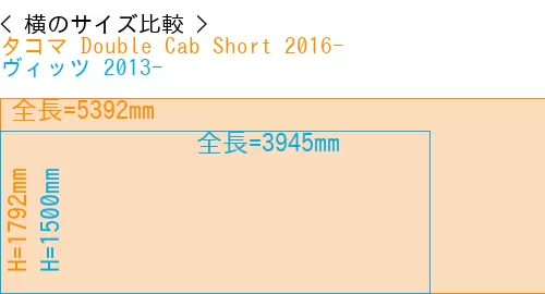 #タコマ Double Cab Short 2016- + ヴィッツ 2013-